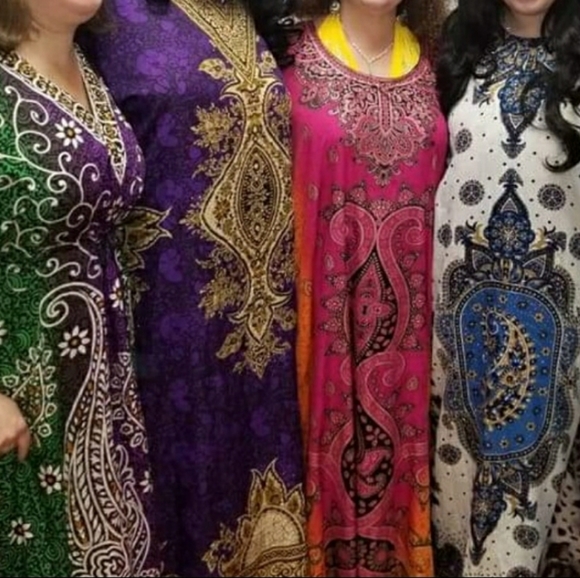 New Fuschia Kaftan Abaya Cover-u… - Picture 12 of 12